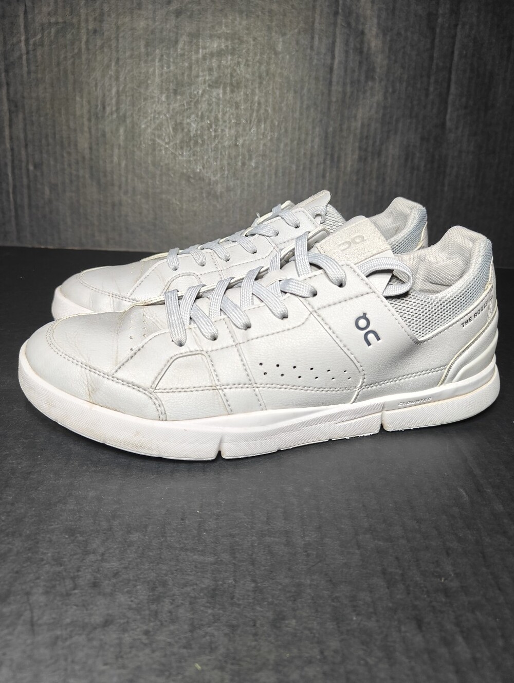 On Running THE ROGER Clubhouse Glacier White Sneaker Men's Shoes Size 10.5